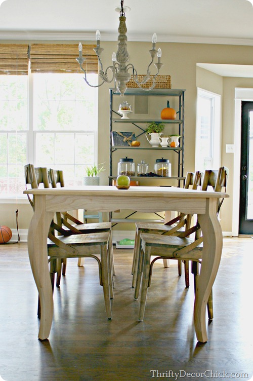 wood chandelier