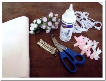 Flower and Lace Barrette Tutorial