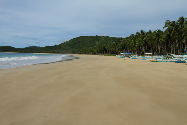 Powdery sands of Nacpan Beach, Philippines