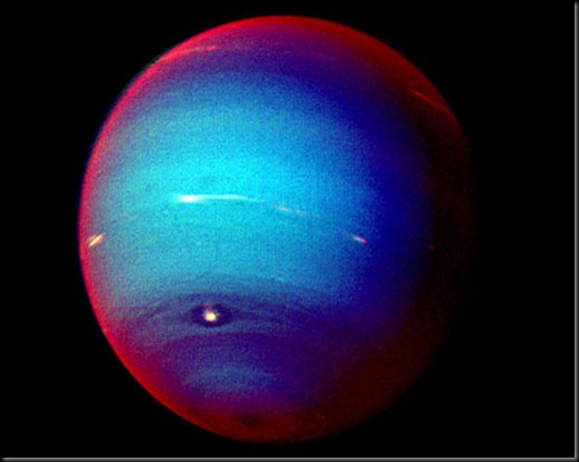 NH voyager 2 image of Neptune