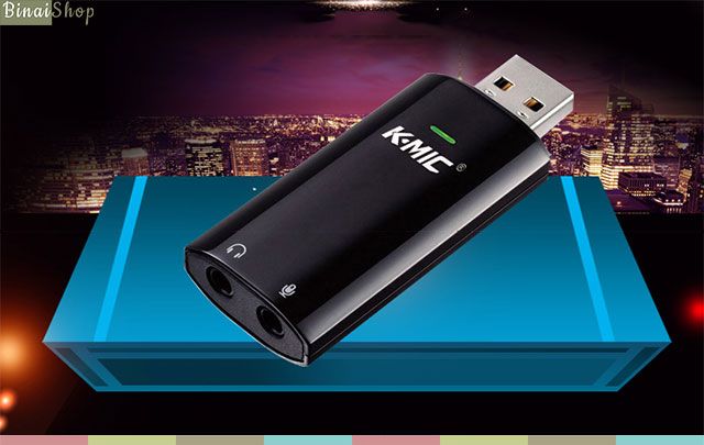 Sound card gắn ngoài cho máy tính K-Mic KM720 USB