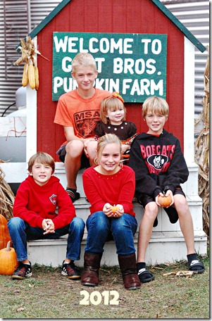 Scenes from the Pumpkin Patch….2012 Edition