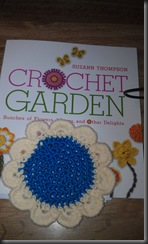 crochet garden flower