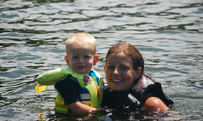 ryan & mama in the lake (1 of 1)