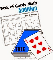 deck of cards math - addition