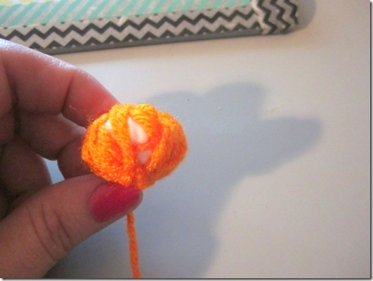 Cotton Ball Wrapped With Yarn