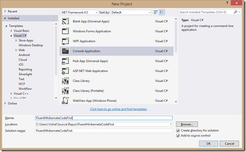 console-application-fluent-nhibernate-code-first