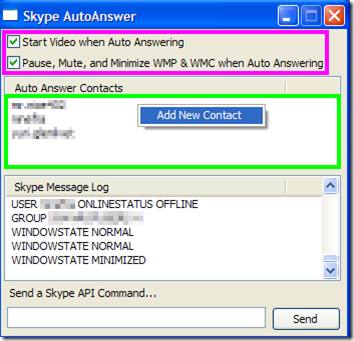 Skype AutoAnswer 