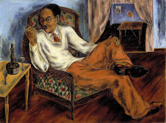 Bumpei Usui - 1 Portrait of Yasuo Kuniyoshi in His Studio.jpg