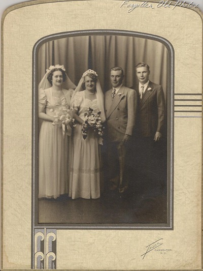 Wedding Group Late 1940 Casselton ND DL Antiques