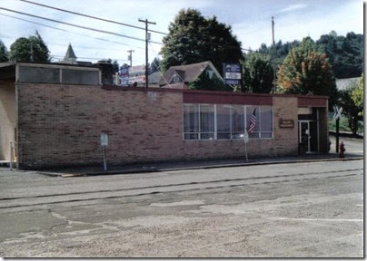 Old Post Office in Rainier, Oregon on September 5, 2005