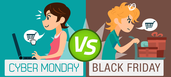 [Infographie] Black Friday vs Cyber Monday