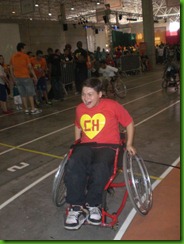 Corrida de cadeiras de rodas