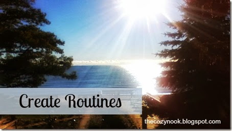 Create Routines - The Cozy Nook