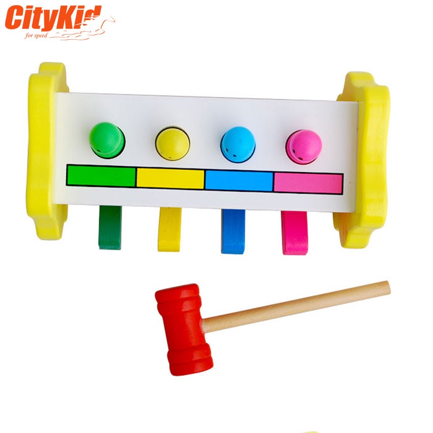 Đồ chơi bằng gỗ cho bé Bộ gõ bằng gỗ cho bé Percussion Toys
