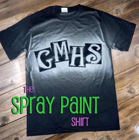 57 spray paint tshirt