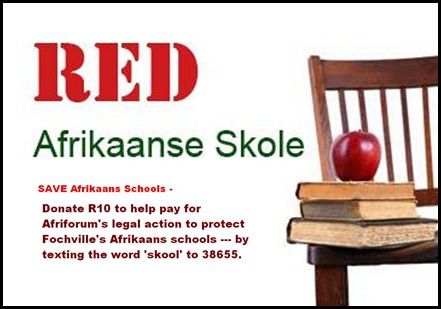 Afrikaans Schools Campaign to save AFrikaans education by AfriforumADD