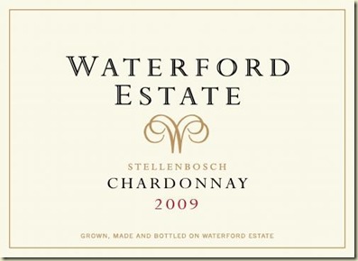 Waterford Chardonnay etiket