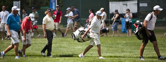 Miguel Angle Jimenez at 2011 US Open