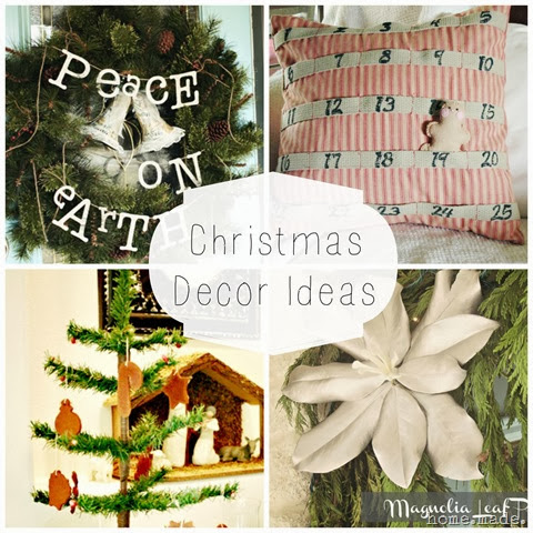 christmas decor collage