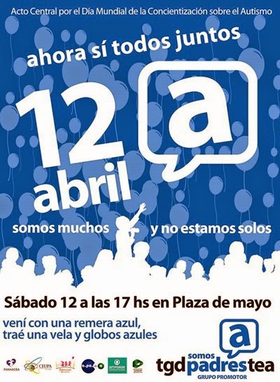 12 - 04 - 14 - Dia Autismo en Plaza de Mayo