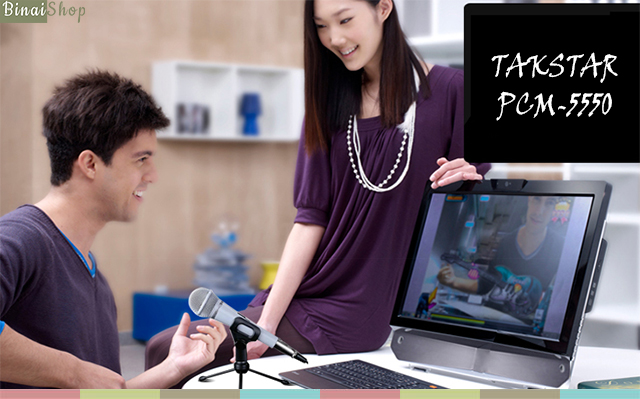 Micro thu âm và hát karaoke online Takstar PCM-5550