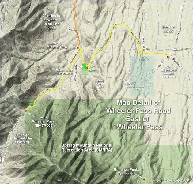 MAP-Wheeler Pass Rd (East of Wheeler Pass) MAP-Wheeler Pass Rd (East of Wheeler Pass)