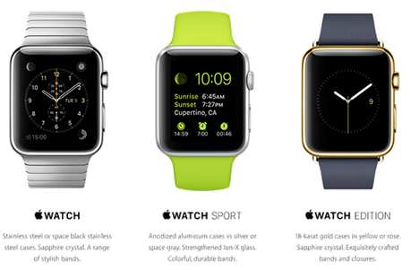 Apple Watch valikoima - Klikkaa suuremmaksi