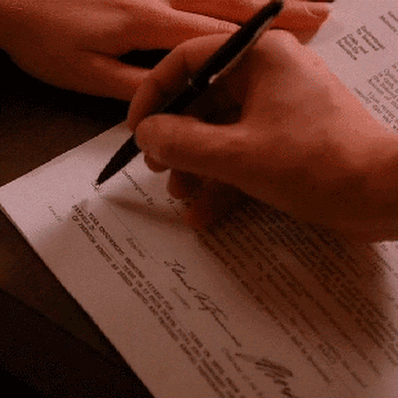 Gif animado escribir