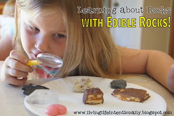 science - Learning about rocks with edible rocks #science Homeschool Earth Science Unit - Learning about rocks with edible rocks #science