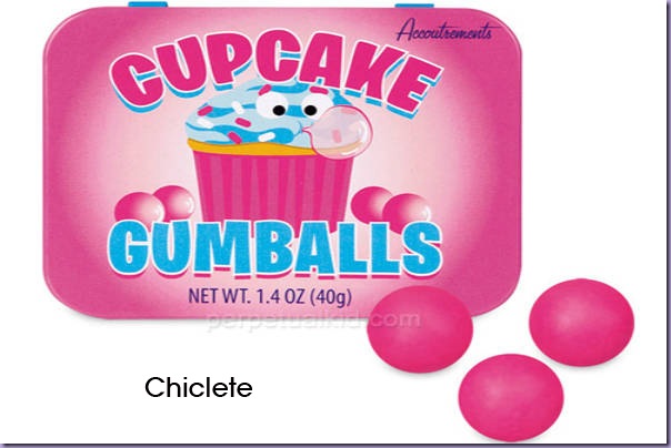 Cupcake-Chiclete