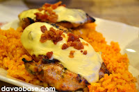 Bacon bits and oozing melted cheese on top of grilled chicken. Bistro Chicken is a winner!