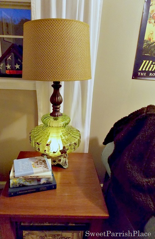 Vintage Green Lamp2