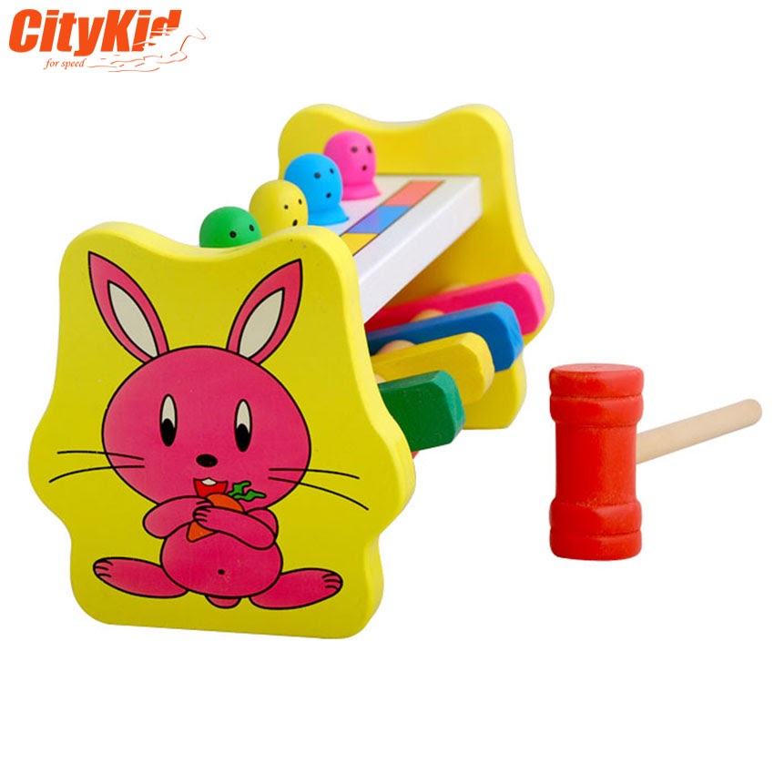 Đồ chơi bằng gỗ cho bé Bộ gõ gỗ cho bé Percussion Toys