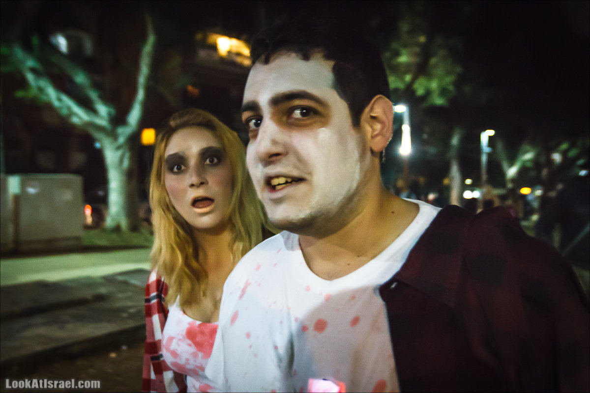 LookAtIsrael.com - Парад зомби в Тель Авиве | Zombie walk TLV, Tel Aviv 2015 |  מצעד זומבים בתל אביב, צעדת הזומבים, זומבי ווק