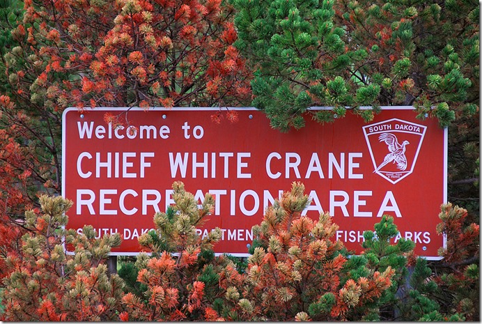 Chief White Crane Sign