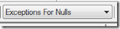 Exceptions For Nulls