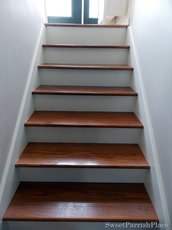 painting stair risers