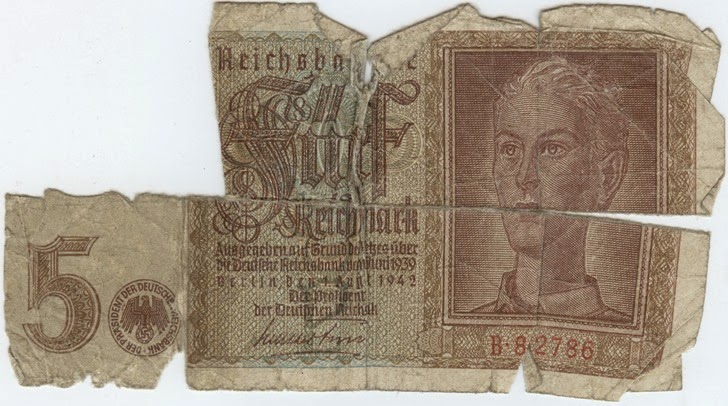 German Bank Note 1942 Front