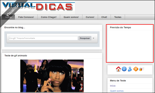 Como instalar um Widget no seu Blog -(Blogger) - Visual Dicas