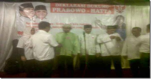 caleg hanura dan Nasdem Dukung prabowo hatta