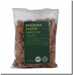 EKOZONA bademi 200 g