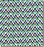 Peddle Pushers Navy and Green Chevron