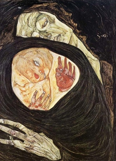 dead mother by egon schiele