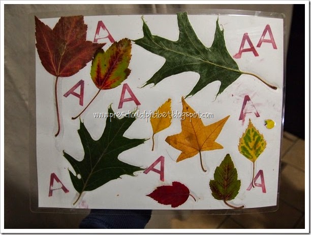 A is for Autumn {Preschool Alphabet}