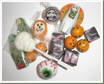 Halloween sweets candy