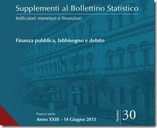 Supplementi al Bollettino Statistico. Giugno 2013