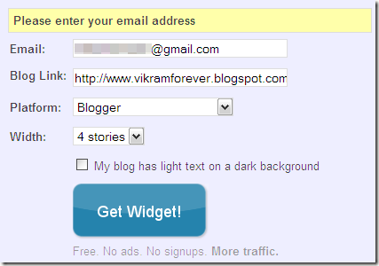 LinkWithin- related blog post widget signup