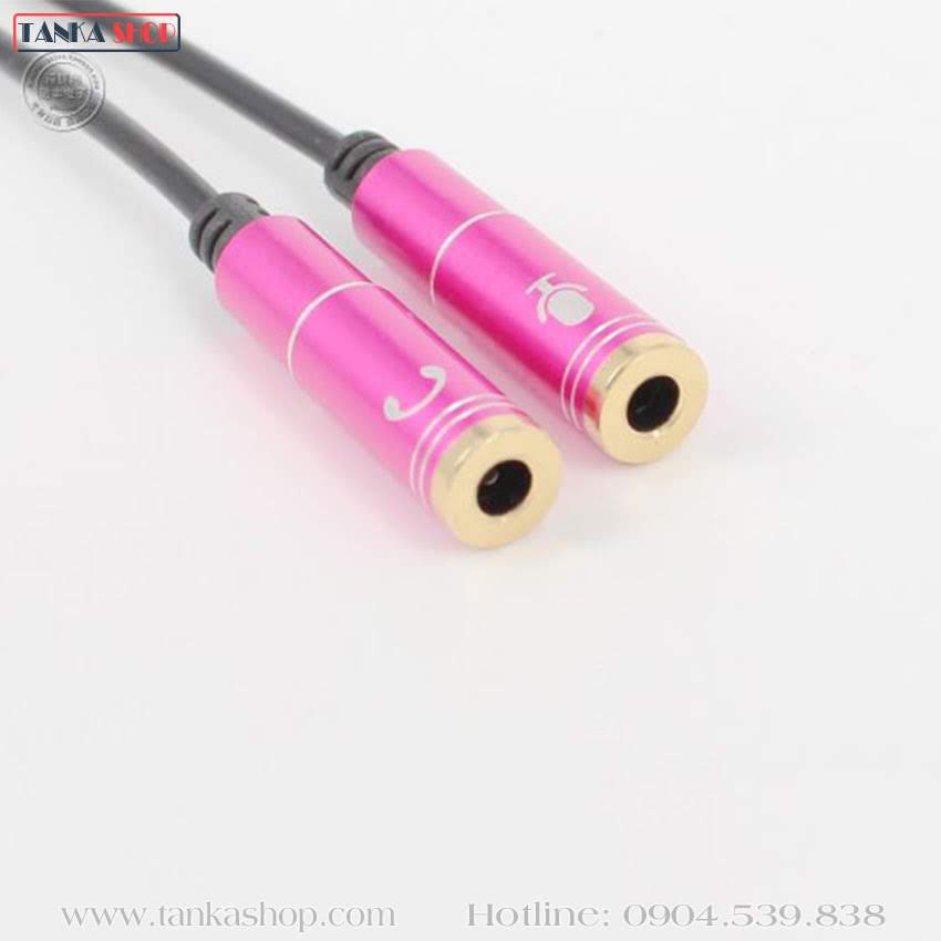 cáp chia micro và tai nghe JSJ C2-1