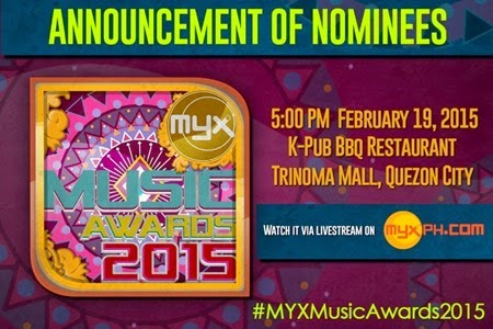 MYX Music Awards Announcement